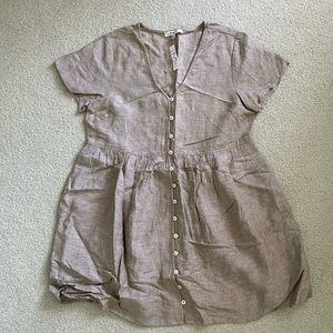 Madewell Linen Dress NWT in petite small